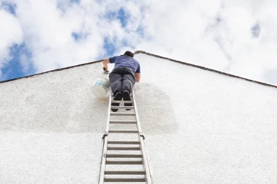 Peinture extérieure à Chamvres — façades et ravalement